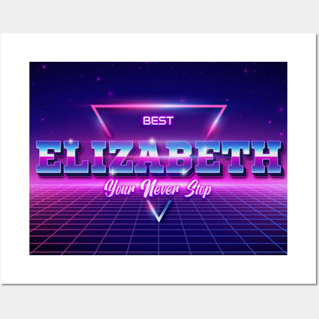 Elizabeth Name Wall Art by Tribun Dash